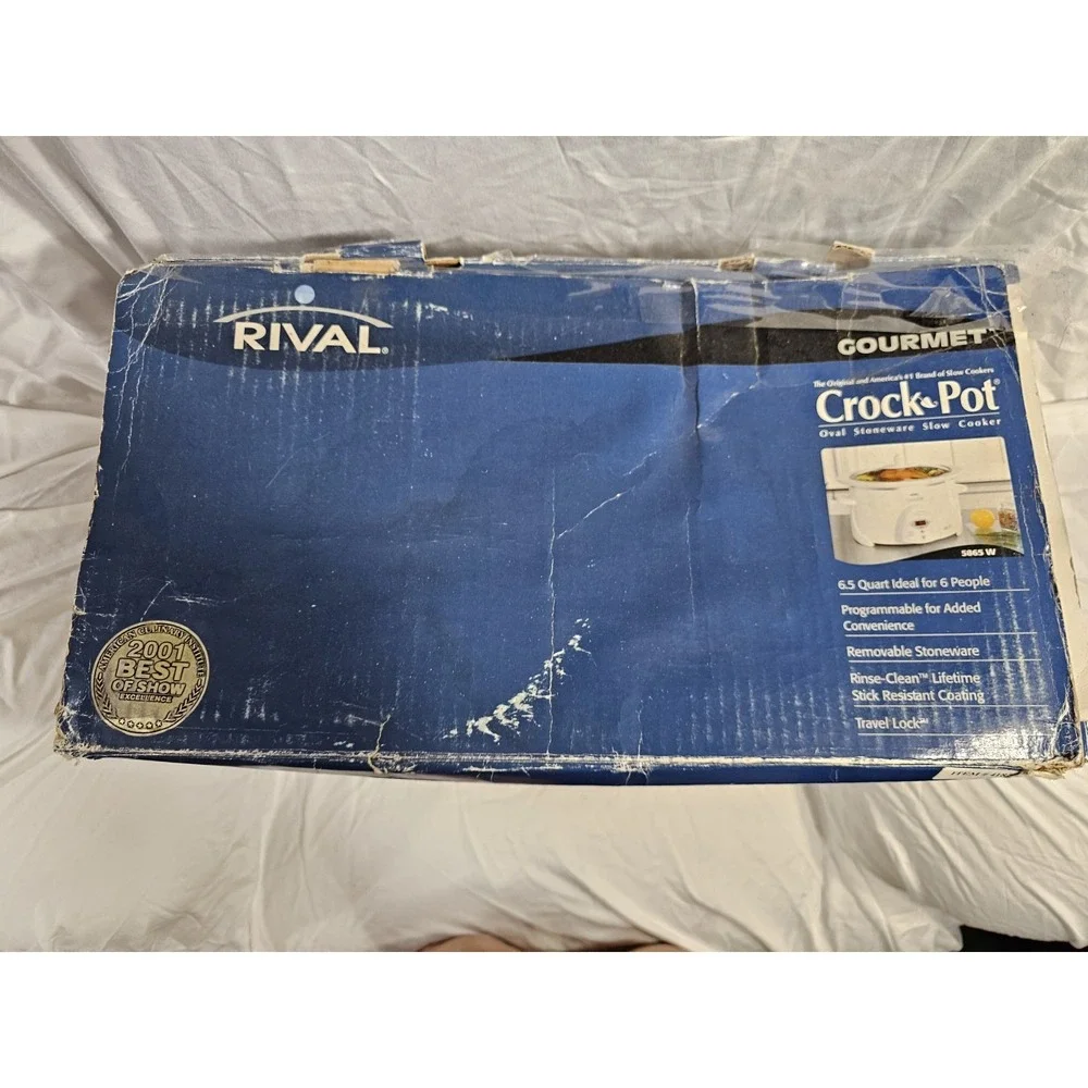 Vintage 2001 RIVAL 6.5QT CROOKPOT - Never Used